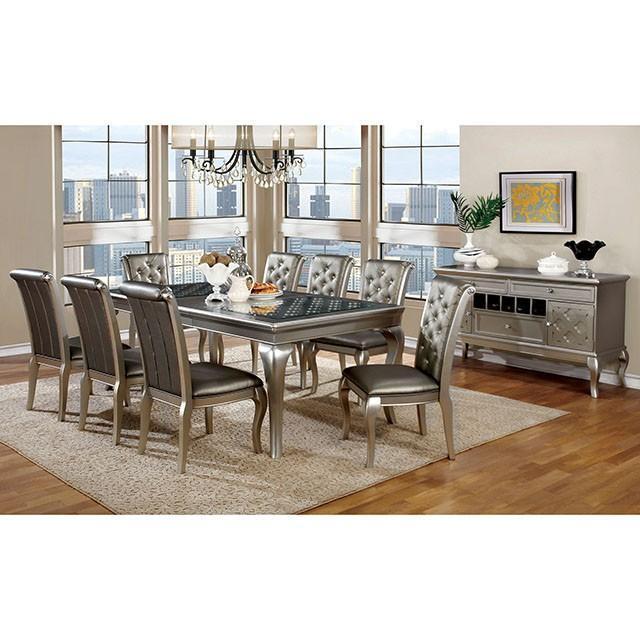 Amina Champagne Dining Table