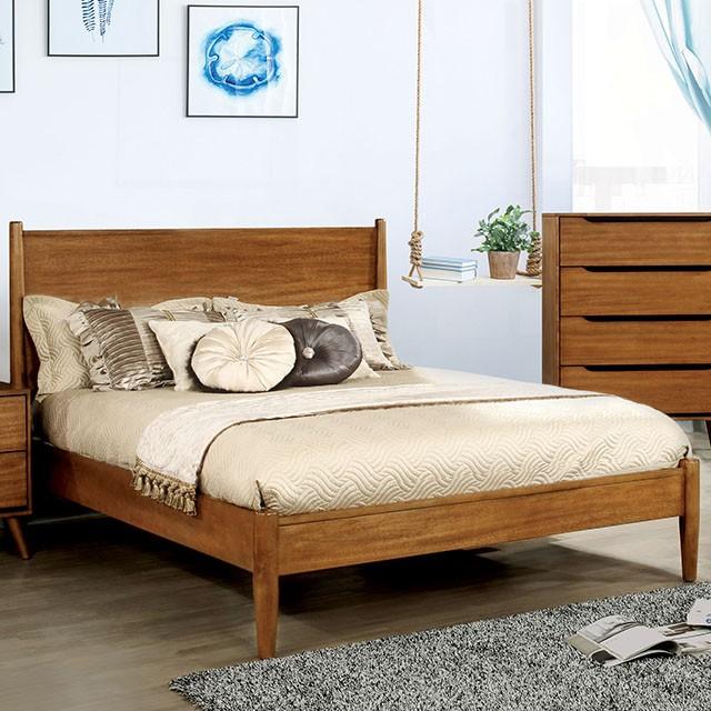 Lennart Oak Cal.King, E.King & Queen Bed