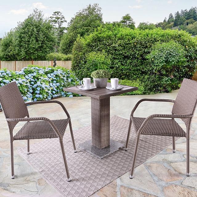 Aminta 3 & 5 Piece Patio Bistro Set