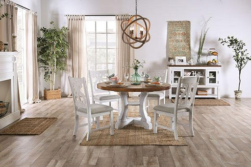 Auletta Transitional Round Dining Table image