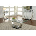 ROXO Satin Plated/Black Coffee Table image