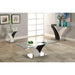 SLOANE White/Dark Gray/Chrome Coffee Table image