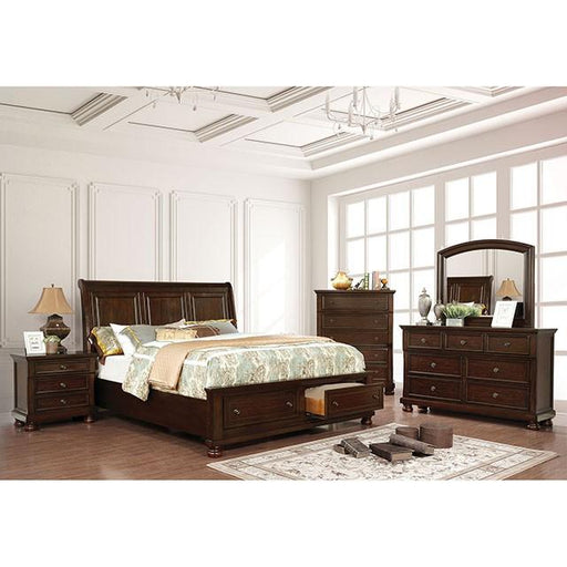 Castor Brown Cherry Queen Bed image