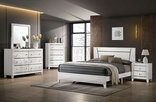 MAGDEBURG Cal.King Bed, White image