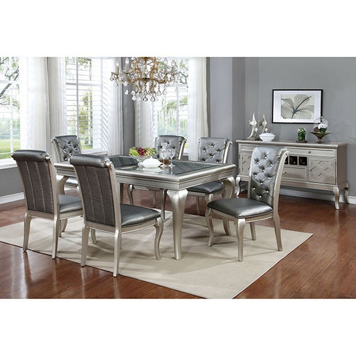 Amina Champagne 66" Dining Table image