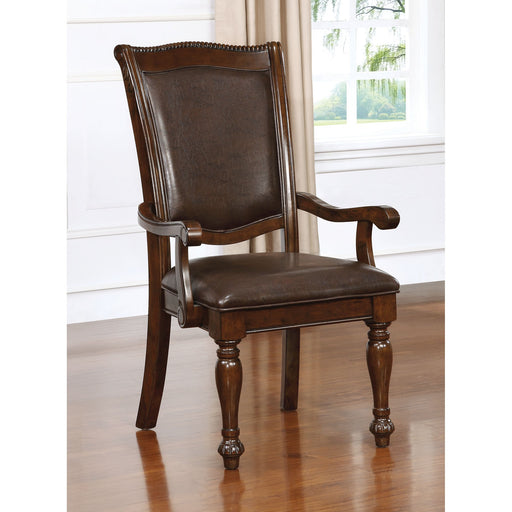 Alpena Brown Cherry/Espresso Arm Chair (2/CTN) image