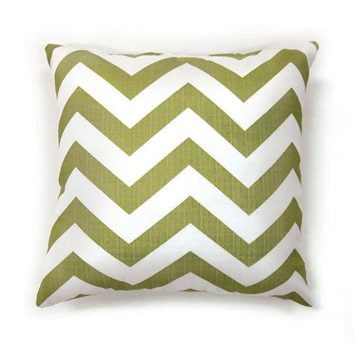 ZOE 22" X 22" Pillow, Green Chevron (2/CTN) image