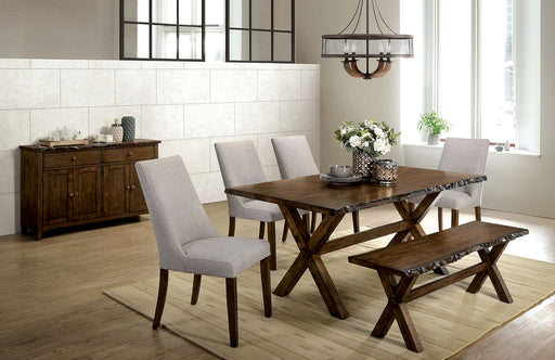 Woodworth Walnut 6 Pc. Dining Table Set w/ Bench image