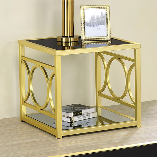 RYLEE End Table, Gold image