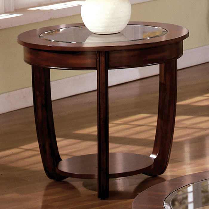 Crystal Falls Dark Cherry End Table image