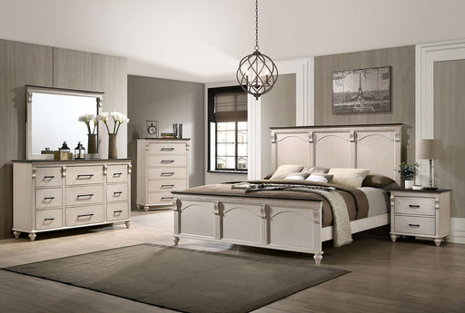 AGATHON Queen Bed + 1NS + Dresser + Mirror image