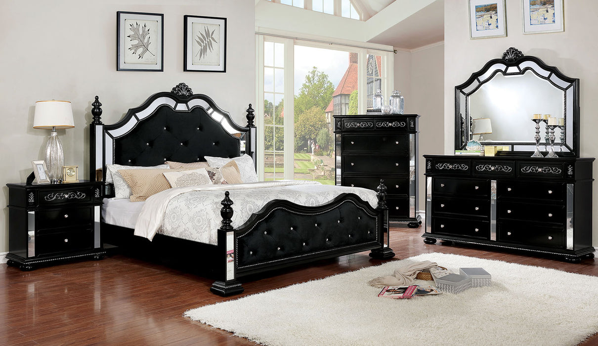 Azha Black 4 Pc. Queen Bedroom Set image