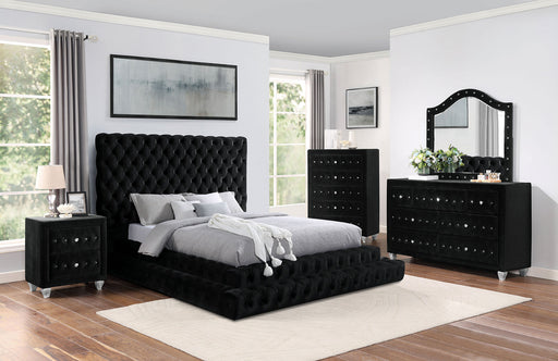 STEFANIA E.King Bed, Black image