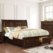 Castor Brown Cherry E.King Bed image